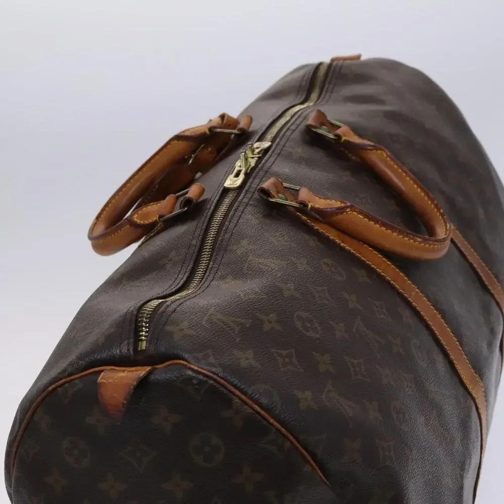 LOUIS VUITTON Monogram Keepall 55 Boston Bag M41424